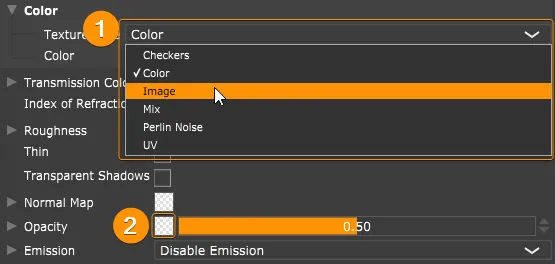 Image texture creation