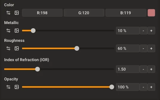 Adjusting constant color