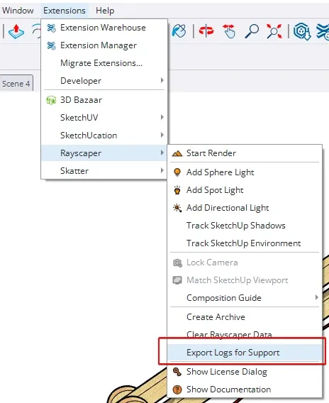 Export logs for support.
