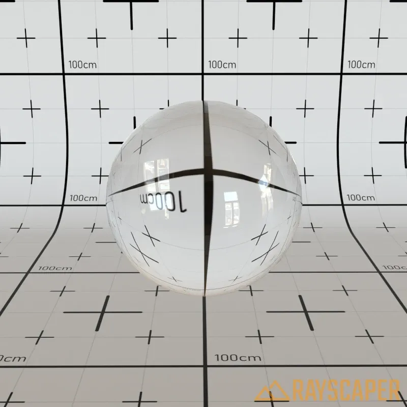 Clear glass with white color