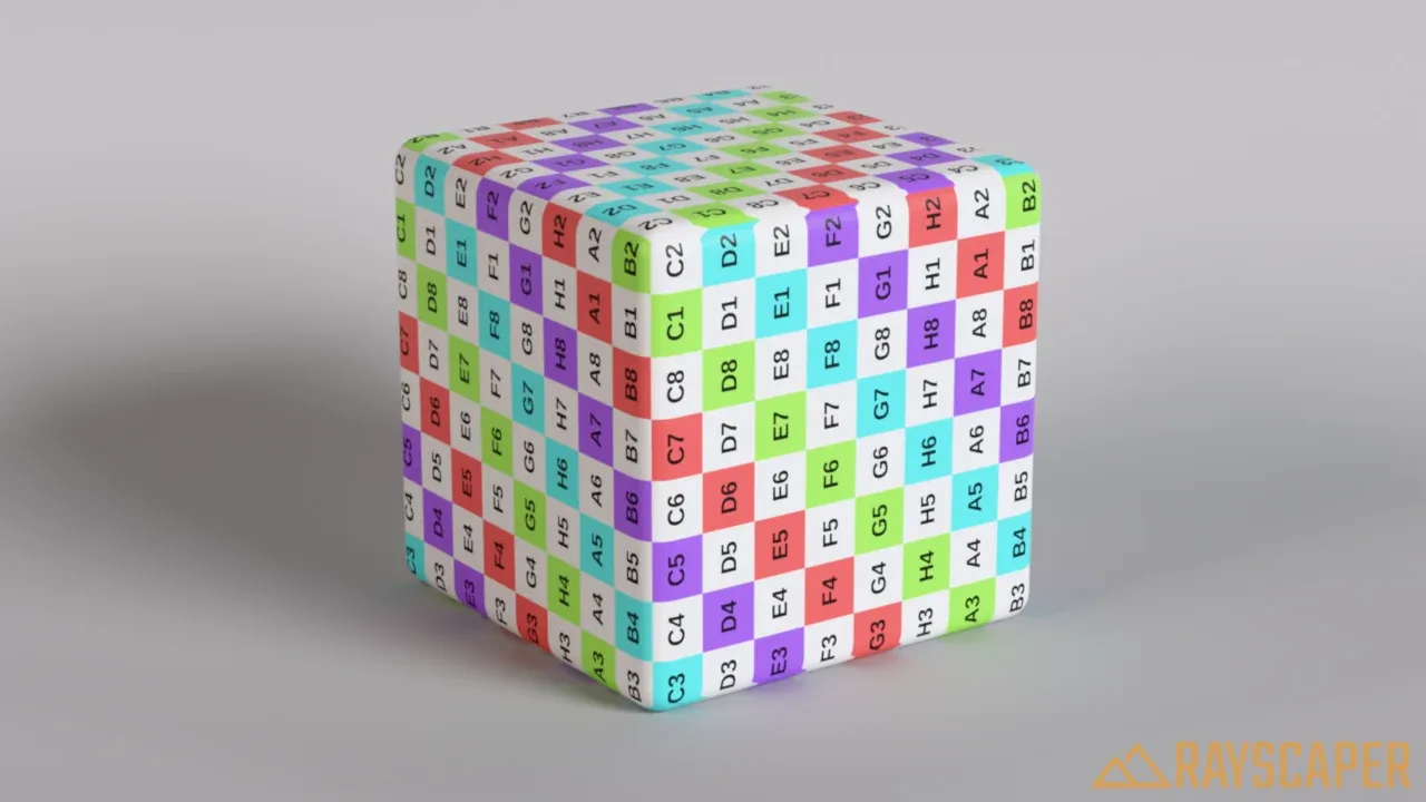 The grid texture shifted by a quarter