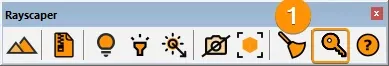 Rayscaper license button