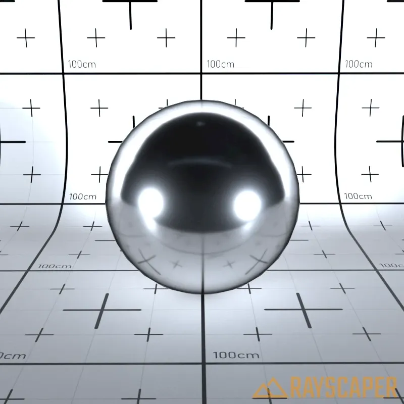 PBR material with anisotropy 0%