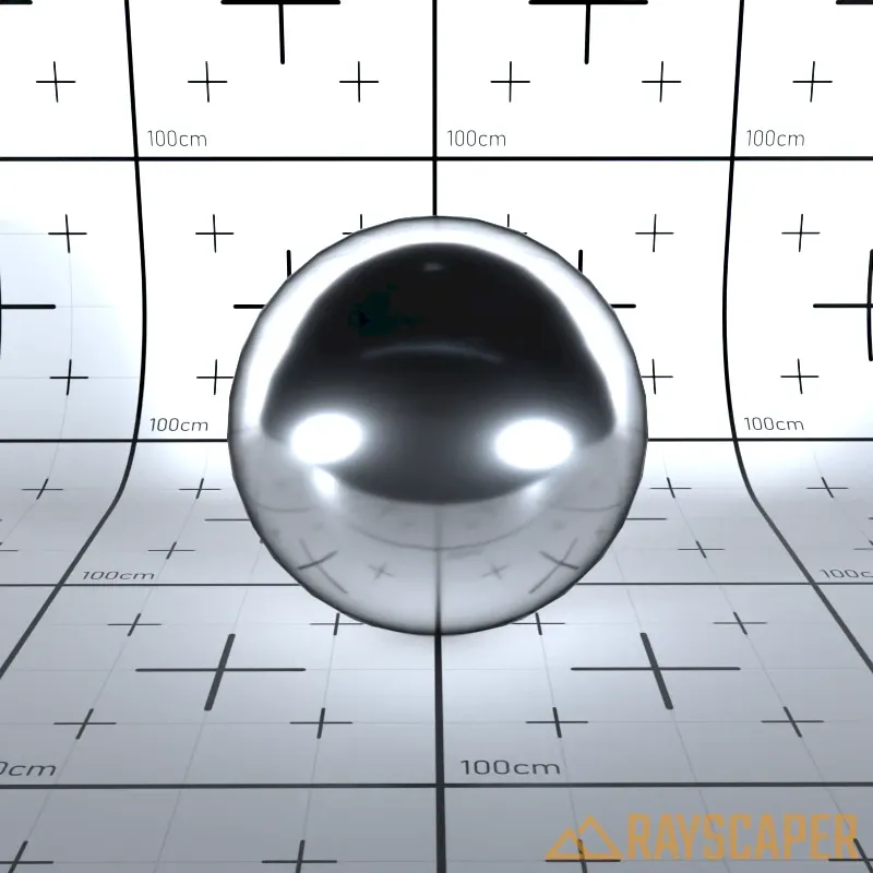 PBR material with anisotropy 50%