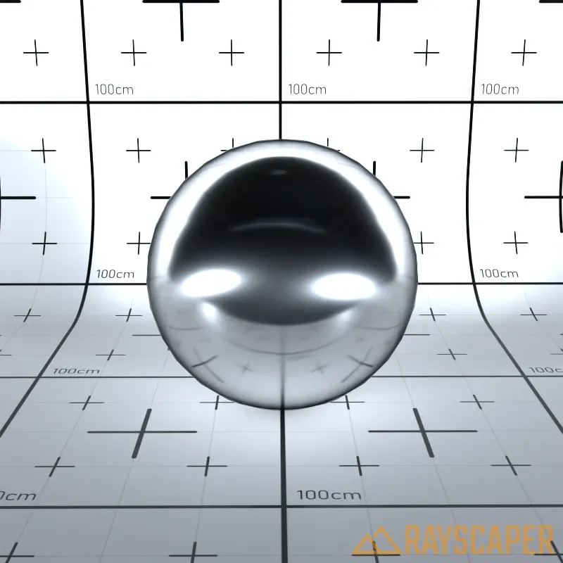 PBR material with anisotropic rotation 0°