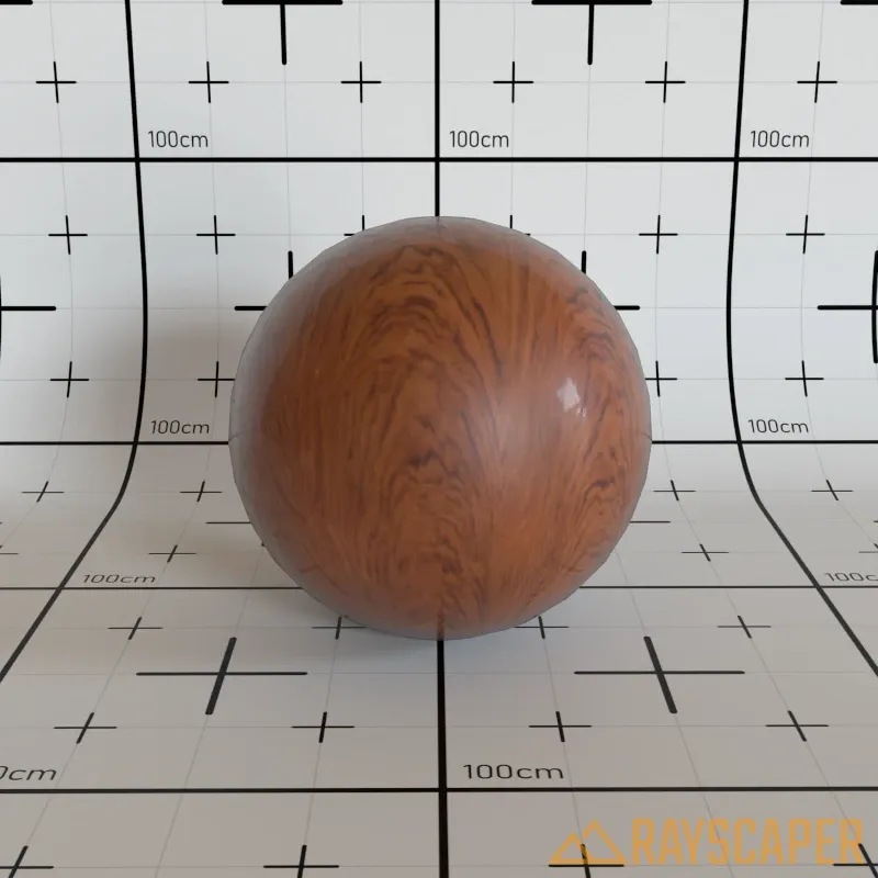 PBR material with coating roughness 50%