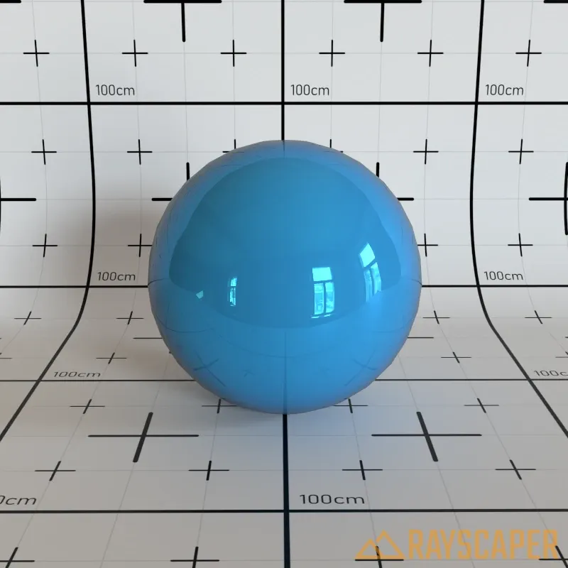 PBR material with roughness 0%