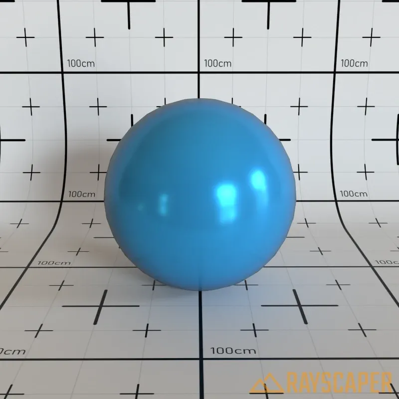 PBR material with roughness 20%