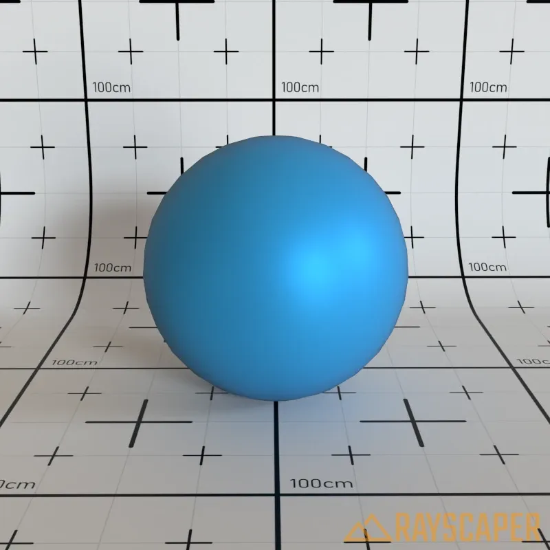 PBR material with roughness 50%