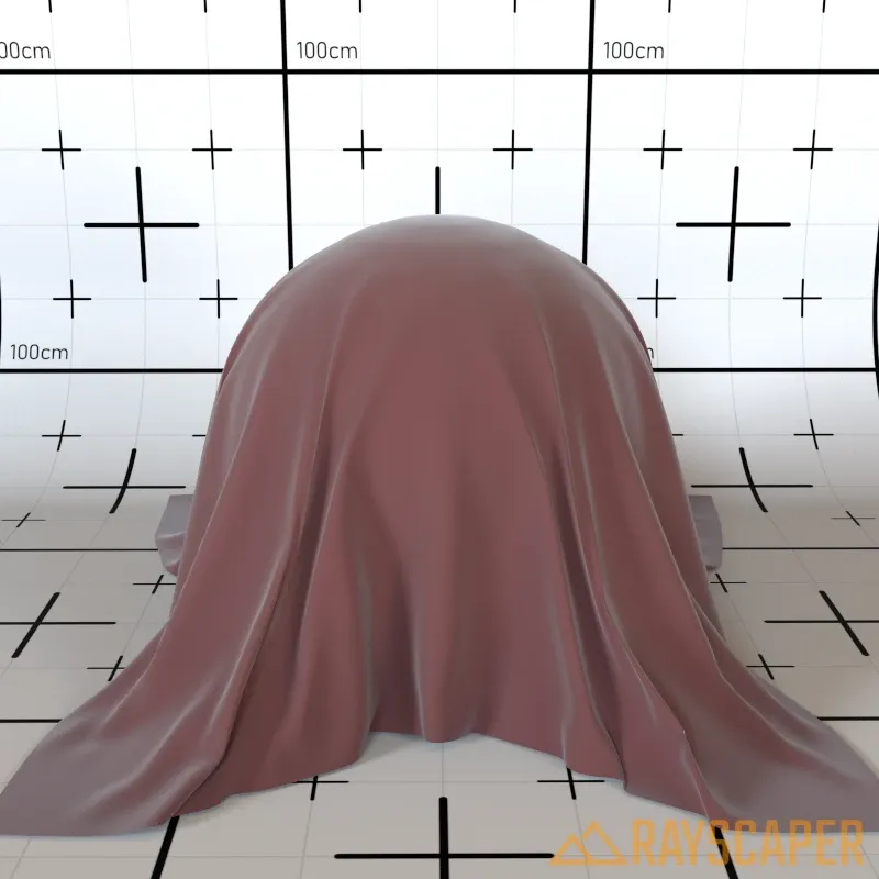 PBR material with sheen strength 50%