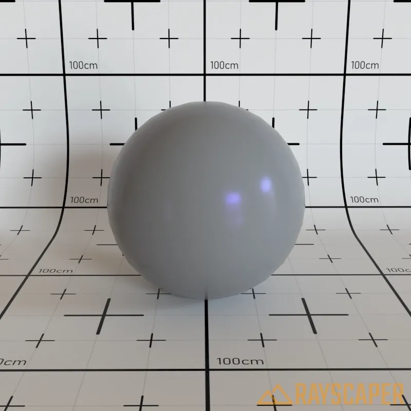 PBR material with red specular tint