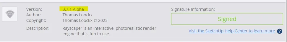 Version number extension manager