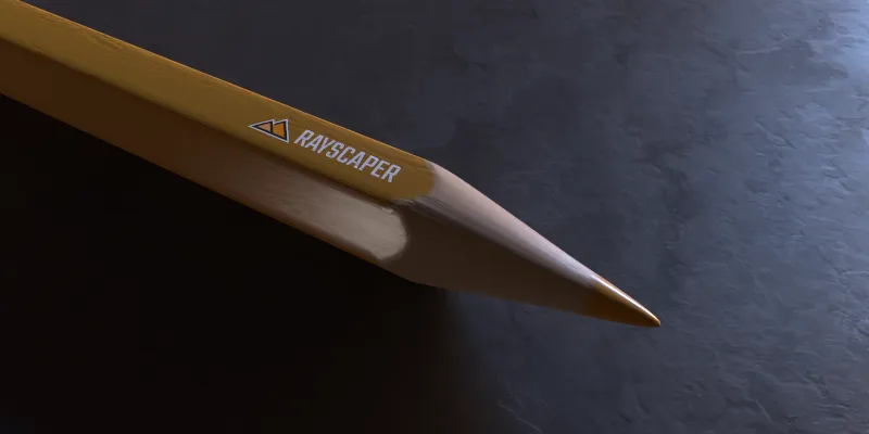 Rayscaper pencil scene