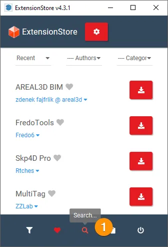 SketchUcation tools dialog
