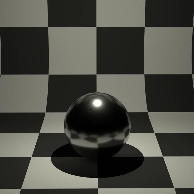 Point light with radius 0