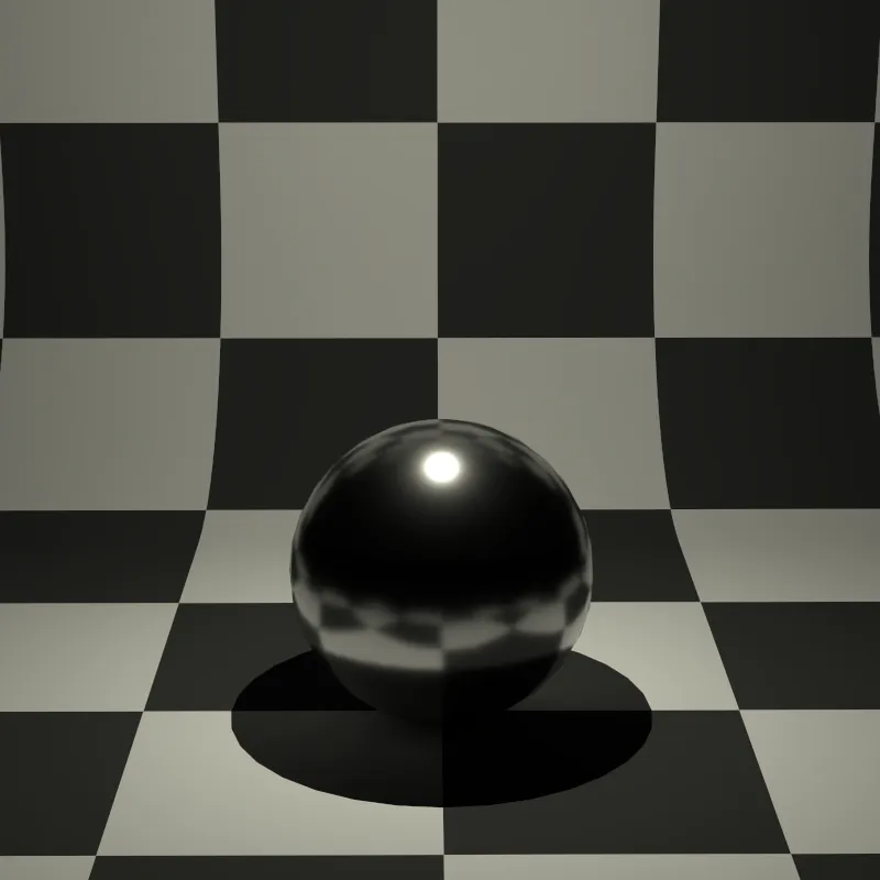 Point light with radius 0