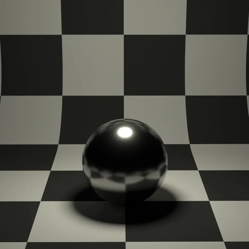 Point light with radius 5