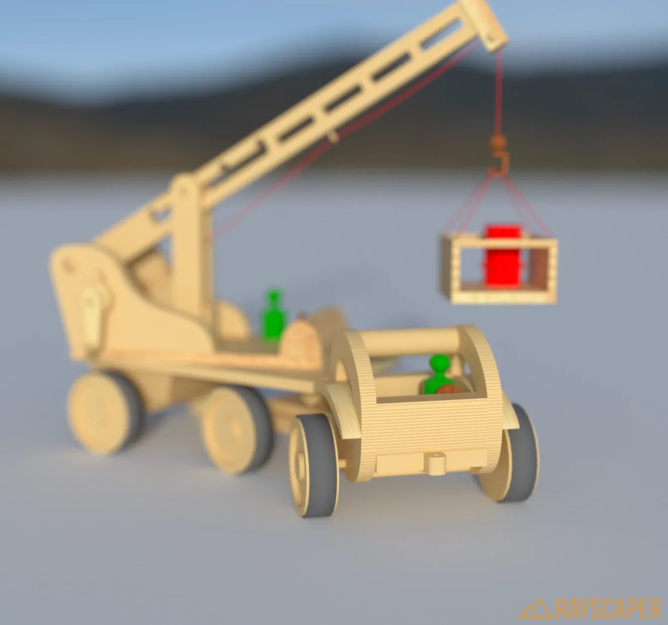 Strong depth of field - pronounced blur creating a strong bokeh effect.