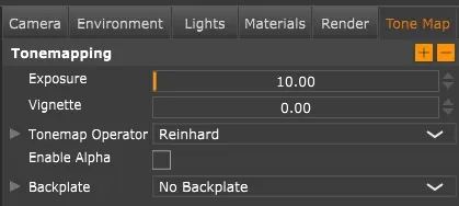 Post processing settings