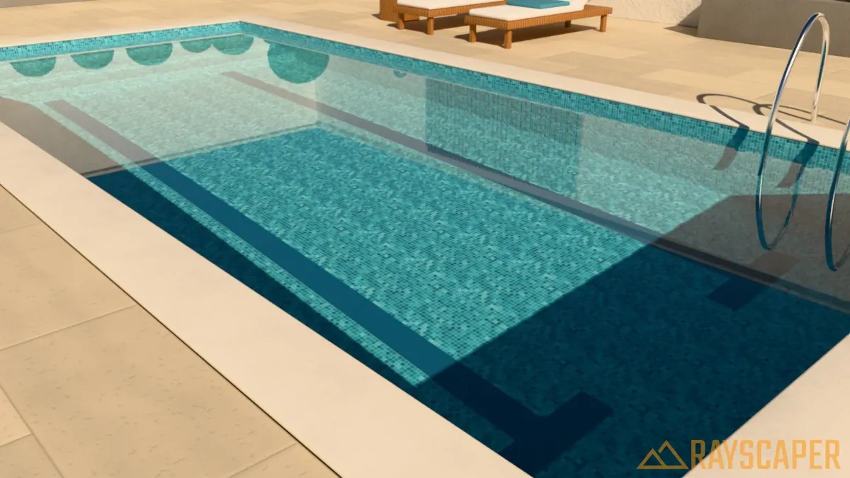 Water with wave strength 0