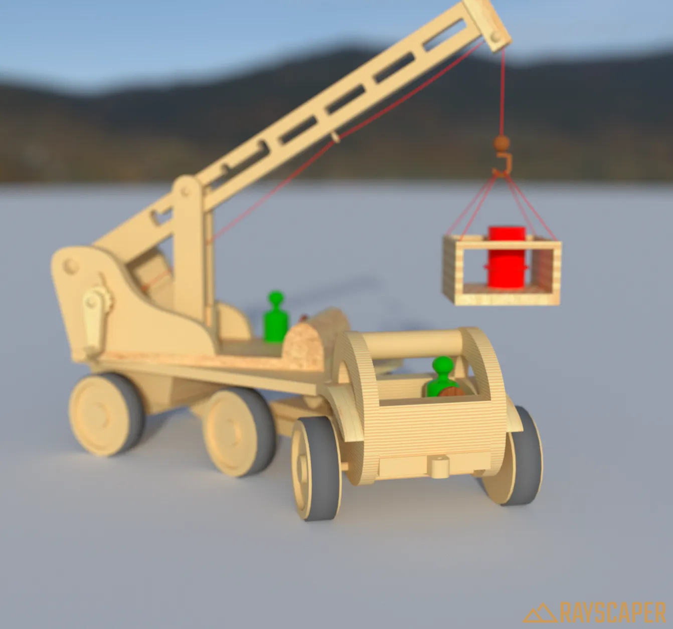 Weak depth of field - subtle blur on out-of-focus areas.